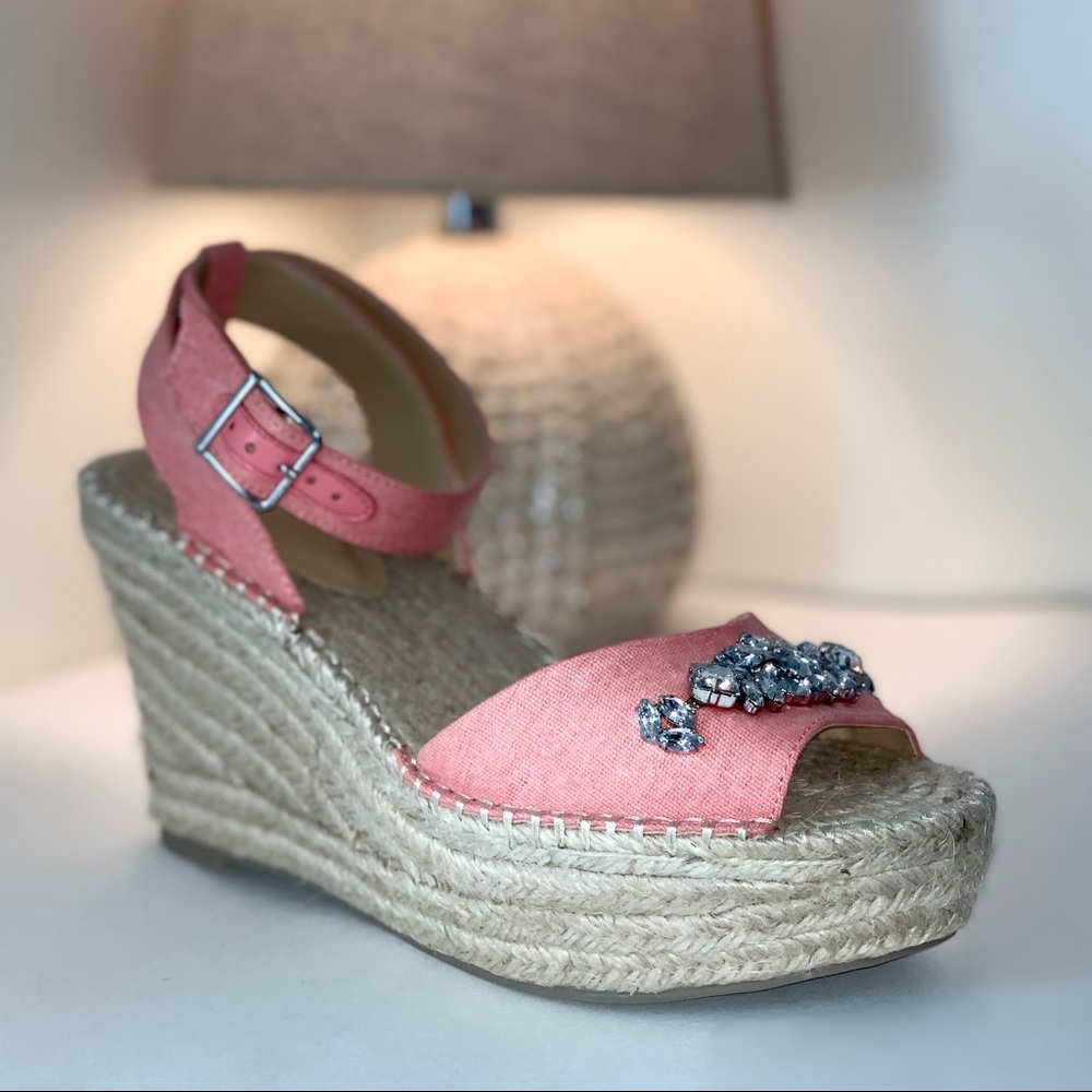 Kaari blue Washed Coral Sandals